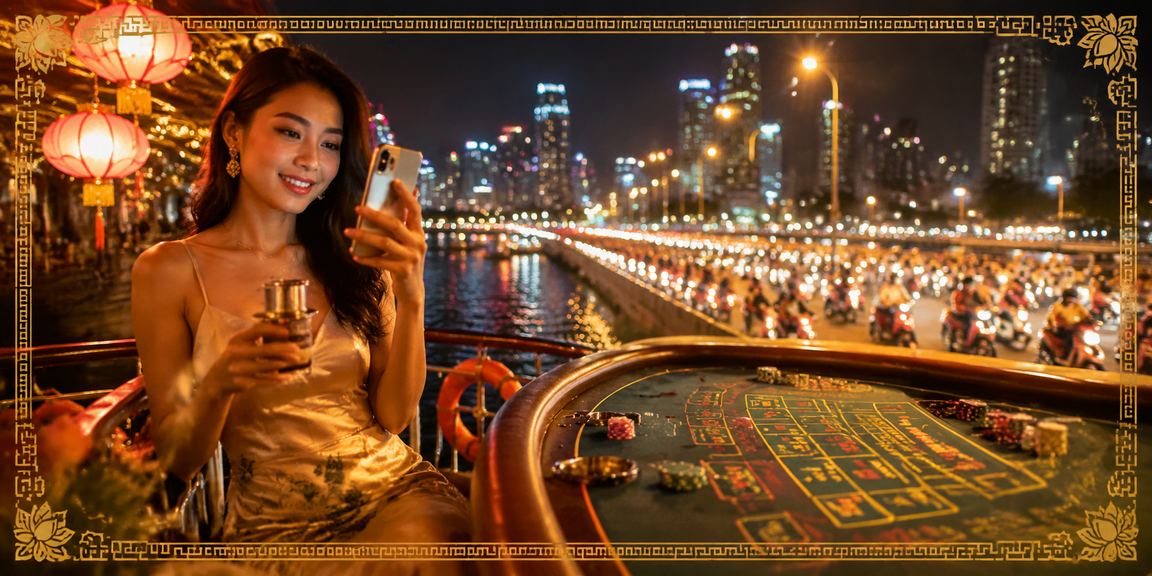 Người chơi Baccarat trực tuyến tại TP.HCM với cà phê buổi tối