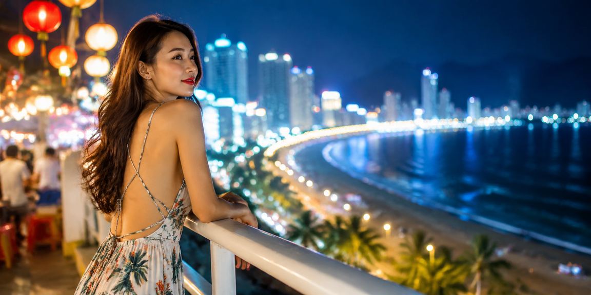 Cảnh chợ đêm Nha Trang rực rỡ bên cạnh người chơi casino trực tuyến trên điện thoại